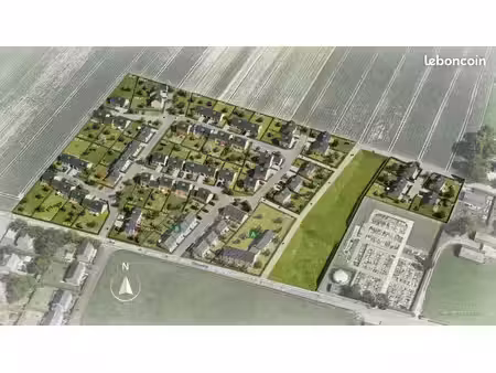 terrain 609 m² parcay meslay