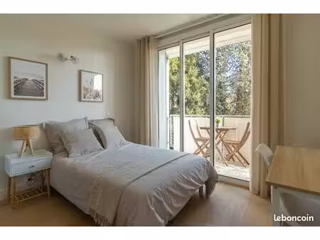 chambre cosy avec balcon - appart neuf