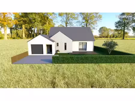 projet de construction d'une maison 88 m² avec terrain à lassy (35)