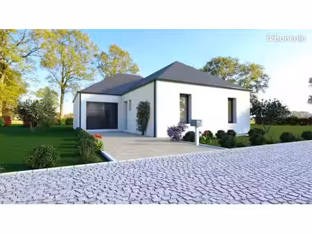 projet de construction d'une maison 94.75 m² avec terrain à martigne-ferchaud (35)