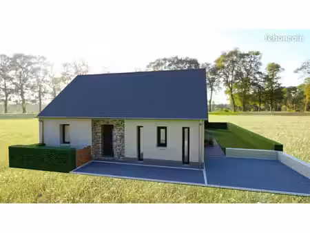 projet de construction d'une maison 82 m² avec terrain à saint-peran (35)