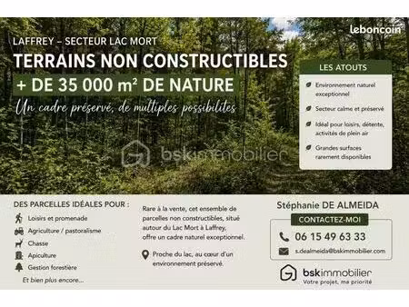 terrain 37 269 m² laffrey