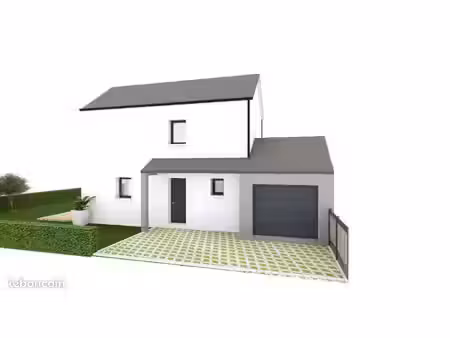projet de construction d'une maison 97 m² avec terrain à dourdain (35)