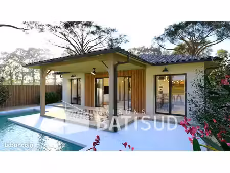 hourtin magnifique maison 90m² + terrasse couverte