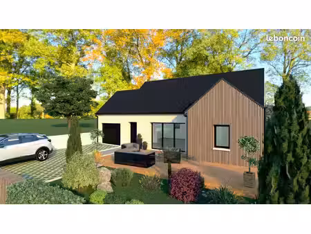 projet de construction d'une maison 73 m² avec terrain à pleugueneuc (35)