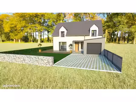 projet de construction d'une maison 104 m² avec terrain à val-d'ize (35)