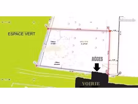 terrain 521 m²