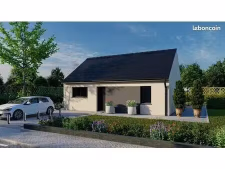 projet de construction d'une maison 66.71 m² avec terrain à azay-le-rideau (37)