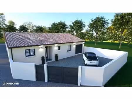 projet de construction d'une maison 75 m² avec terrain à brignac (34)