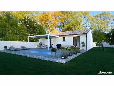projet de construction d'une maison 100 m² avec terrain à ceyras (34)