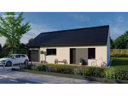 projet de construction d'une maison 67.59 m² avec terrain à artannes-sur-indre (37)