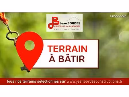 terrain à bâtir de 643 m² à aurice (40)