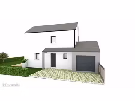 projet de construction d'une maison 97 m² avec terrain à saint-aubin-du-pavail (35)