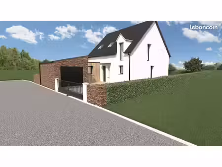 projet de construction d'une maison 107.5 m² avec terrain à saint-armel (35)