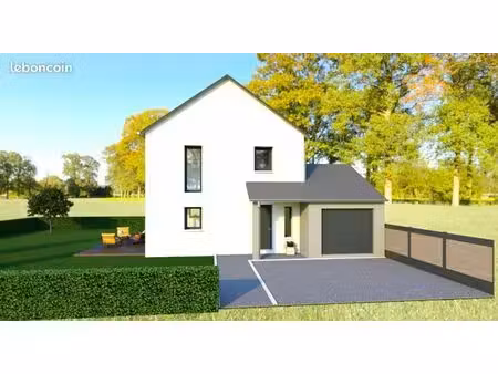 projet de construction d'une maison 94 m² avec terrain à saint-domineuc (35)