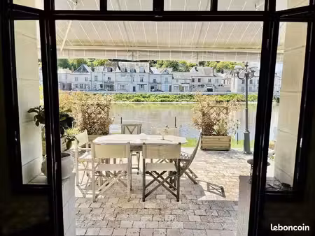 maison de caractère 1820 en bord du cher - 210m2 - vue exceptionnelle - véretz (tours 37) 