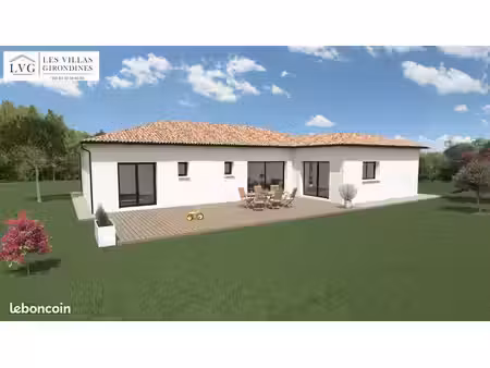 projet de construction d'une maison 129.54 m² avec terrain à saint-jean-d'illac (33)
