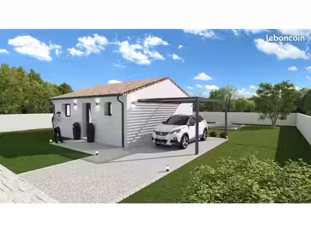 projet de construction d'une maison 50 m² avec terrain à fabregues (34)