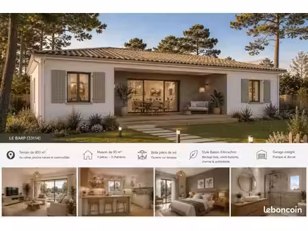 maison 95 m² le barp