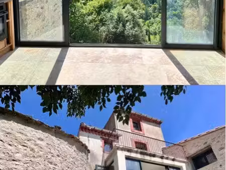 maison en pierre rénovée – 142 m² – 4 chambres – roquebrun (34)