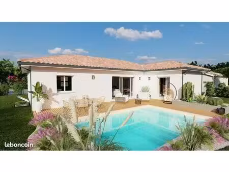 projet de construction d'une maison 115 m² avec terrain à montaut (40)