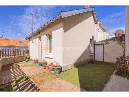 nantes - zola - mellinet - maison t2 - 53 m2 habitables - plain-pied - jardin