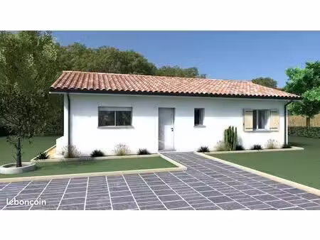 projet de construction d'une maison 80 m² avec terrain à saint-sever (40)