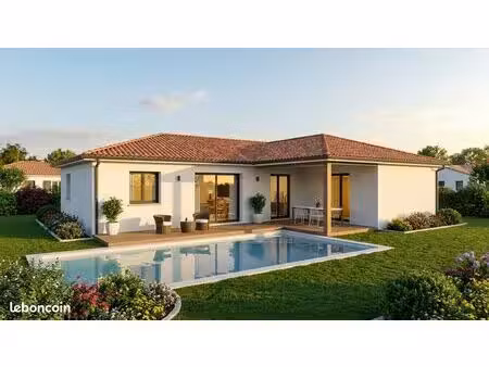 projet de construction d'une maison 93 m² avec terrain à onesse-et-laharie (40)