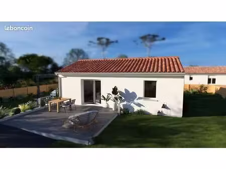 projet de construction de 2 pièces avec terrain à biscarrosse (40)