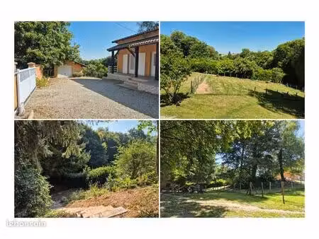 maison sans vis-à-vis  avec terrain constructible et forêt privative
