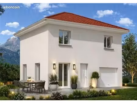 projet de construction d'une maison 81 m² avec terrain à la riviere (38)