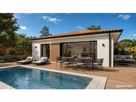 projet de construction d'une maison 97 m² avec terrain à leognan (33)
