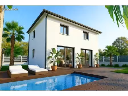 projet de construction d'une maison 90 m² avec terrain à saint-clement-de-riviere (34)