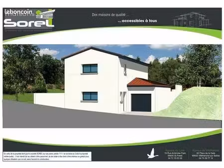 maison 75.59 m² avec terrain à septeme (38)