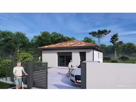 projet de construction d'une maison 90 m² avec terrain à bascons (40)