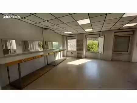 local en rdc 129 72 m² traversant est/ouest + 3 caves a st etienne terrenoire