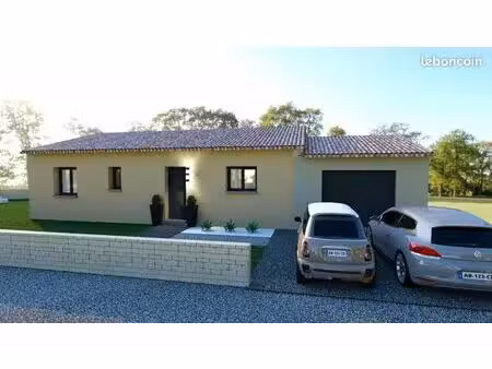 projet de construction d'une maison 85 m² avec terrain à bouzigues (34)