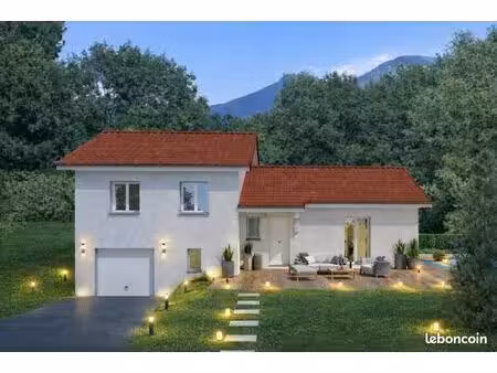 projet de construction d'une maison 96 m² avec terrain de 438m² à quaix-en-chartreuse (38)