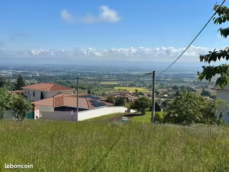 terrain à bâtir de 900 m² à lezigneux (42)