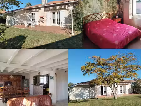 maison 5 pièces - maison calme de plain-pied avec jardin
