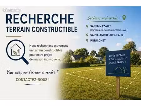recherche terrain constructible
