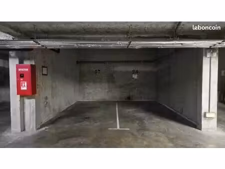 stationnement en parking souterain