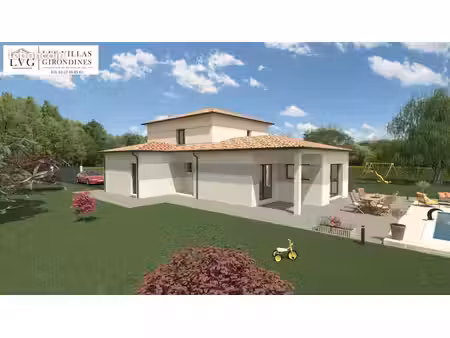 projet de construction d'une maison 137.47 m² avec terrain à gradignan (33)