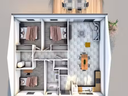maison 4 pièces 77 m²