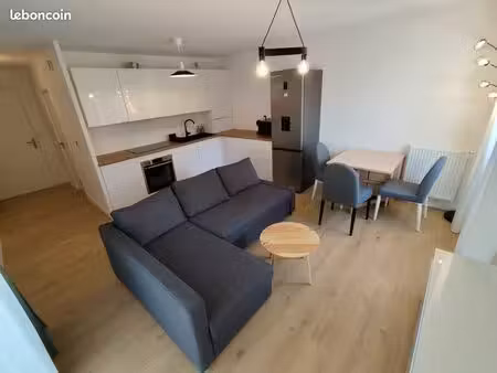 appartement t2 meublé 45m2 + parking