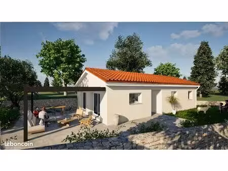 maison de plein pied avec terrain à cuzieu (42)