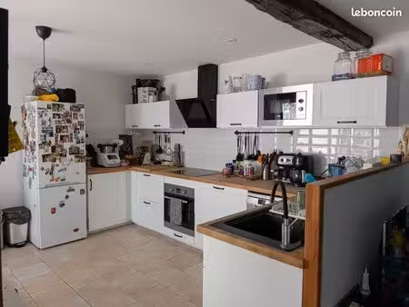 maison de ville 3 pièces – 71 m² – centre de puiseaux – terrasse – dépendance