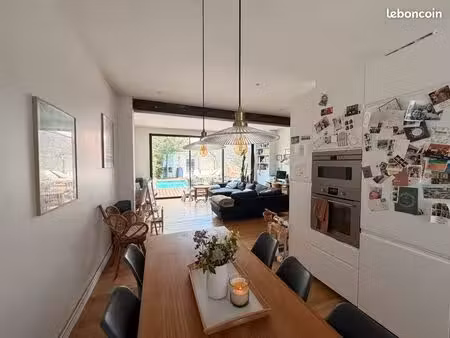 quartier cauderes talence proche nansouty- echoppe rénovée en 2017- 4 chambres - extérieur