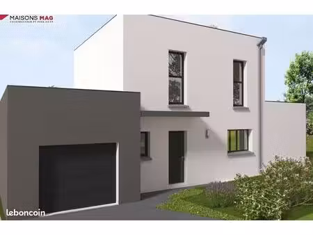 projet de construction d'une maison 117 m² avec terrain à saint-genest-lerpt (42)