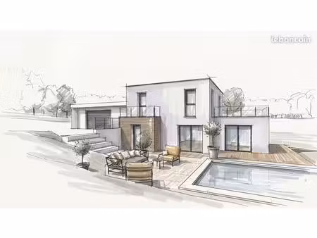 projet de construction d'une maison 115 m² avec terrain à saint-just-saint-rambert (42)